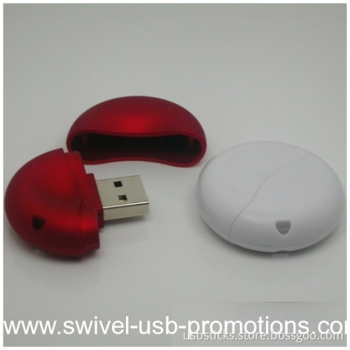 Round shape ABS pendrive for promotions as business gifts